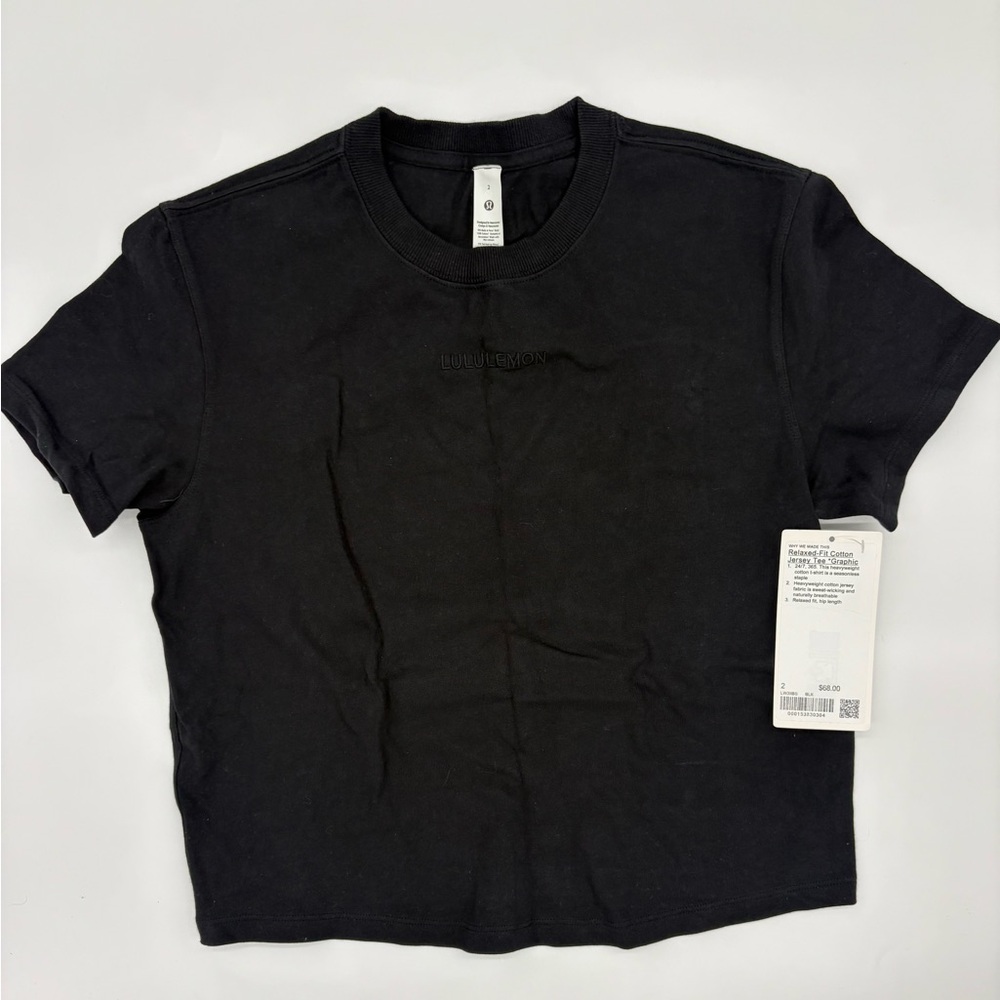 Lululemon athletica Relaxed-Fit Cotton Jersey Tee * Graphic